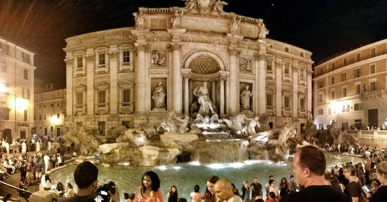 HER YER TREVI, HER YER PANTHEON ROMA  1.Gün