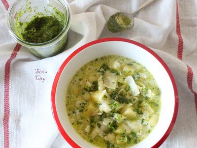 PESTO SOSLU PATATES ÇORBASI